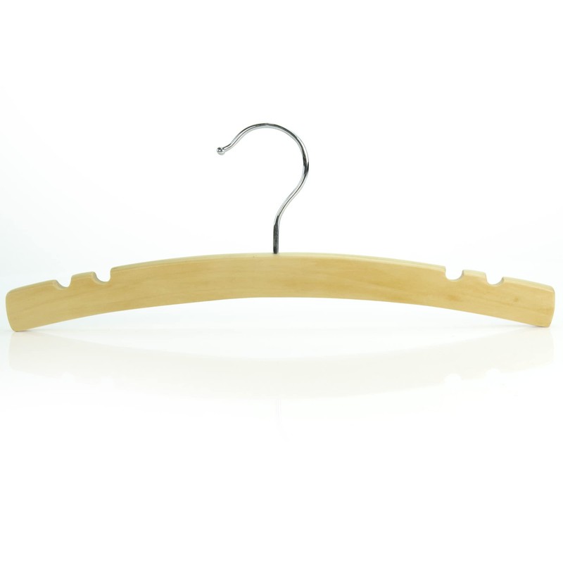 Hangerworld 10 Childrens 30cm Wooden Crescent Shaped Coat Clothes Hangers