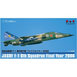 PLATZ 1/72 Air Self-Defense Force F-1 6th Squadron Final Year 2006 Plastic Model AC-47