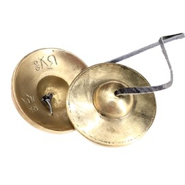 MEISH Tibetan Tingsha Cymbals Meditation Brass Chime Bells Yoga Meditation Chimes Buddhism Percussion Instrument for Yoga Buddhist