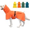 KOOGAL Dog Raincoat Waterproof Dog Rain Coat with Hoodile, Reflective