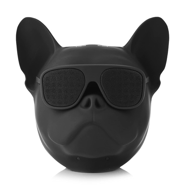 Dog Head Bluetooth Speaker, French Bulldog Wireless Speaker, Portable Stereo