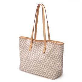 TCZXLL Ladies Handbag Large Capacity Shoulder Bag Soft Leather Three Piece Shopping Travel Tote Bag