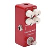 Distortion Effect Metal Shell Red True Bypass Foot Switch for