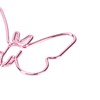100 Pcs Shaped Paper Clips Pink Butterflies Shape Metal Cute
