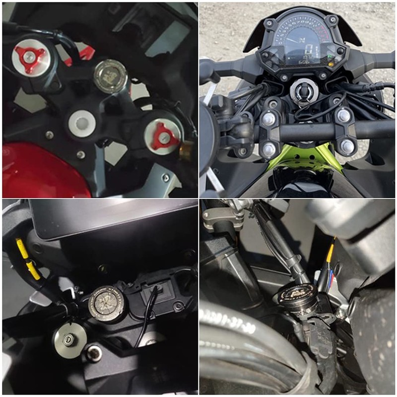 Car Push Start Button Cover Spin Engine Start Stop Button