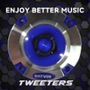 TX25E2 3.75 Inch Super Tweeter Blue, Aluminum Frame and High