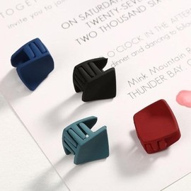 [Double D] Hair Point Pin, 5 Colors, 3 Types, Mini Hair Claw Clip / [더블디] 헤어포인트핀 5컬러 3가지타입 미니 헤어집게핀