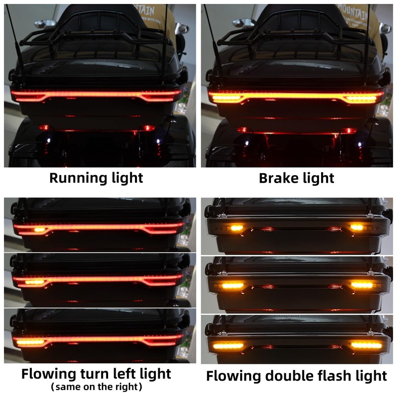 TCMT King Trunk Sequential Dynamic Flowing LED Brake Turn Tail