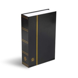 Leuchtturm 361288 Book Safe - Steel 240 x 155 x 55 mm, Key Safe for Valuables, Cash, Jewellery, Black