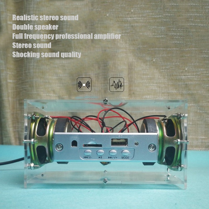 Bluetooth Speaker DIY Kit MP3 Music Pack Stereo sound 3W
