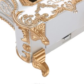 Mantel Clocks for Living Room Vintage Plastic Table Clock Vintage Style Antique Style for Home Hotel Decorative Wall Mounted Desk Alarm Clock (White)