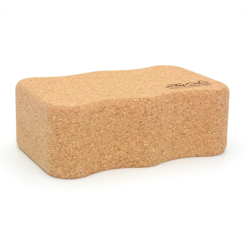 Cork Yoga Block Onda – By ZenYogaWedge - Premium 100%