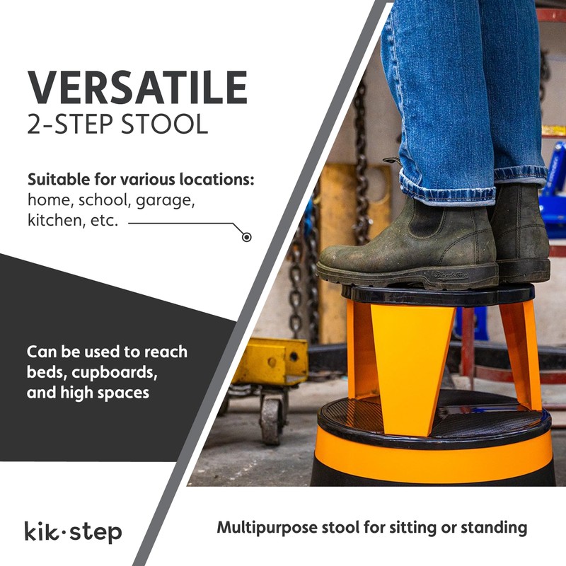 Cramer Kik Step Steel Step Stool - Two Step Stool,