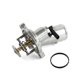 Baxzl Coolant Thermostat Housing Assembly for Ram 2500 3500 4500 5500 2014 2015 2016 2017 2018 2019 2020 2021 2022 for Ram 4000 2019 2020 2021 2022 6.4L V8 Replaces 902-3045 956-216 95616 4893177AB