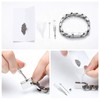 Cremation Urn Bracelet for Human Ashes for Men, Silver Cuban