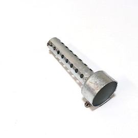 Jazz Car Motorcycle Muffler Silencer Inner Baffle Noise Cancelling Length 5.5 inches (140 mm), Diameter 1.8 inches (45 mm), Volume Adjustment (Inspection), Prius Magna, Monkey