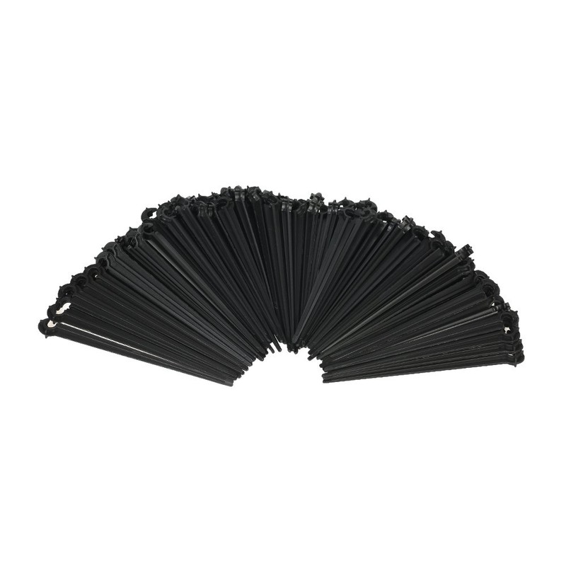 100pcs Fixed Stem Drip Irrigation Pack of Support Stakes for