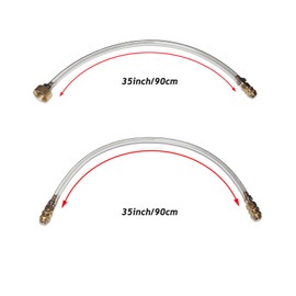 BTOATOL 35” / 90cm Seastar Hydraulic Steering Bleed kit for Sea Star Hydraulic Steering Fluid (Filling + Bleed Hose)