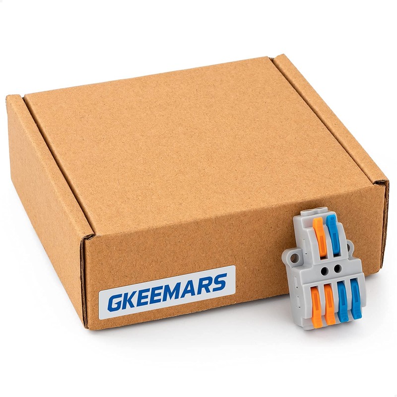 GKEEMARS 10 Pcs Lever Wire Connectors, Quick Wiring Cable Connector