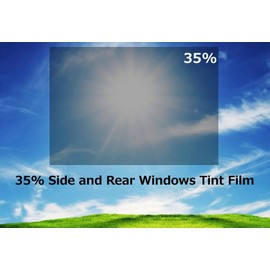 PROTINT WINDOWS 35% Shade Color 36 Inches by 10 Feet Window Tint Film Roll, for Privacy and Heat Reduction