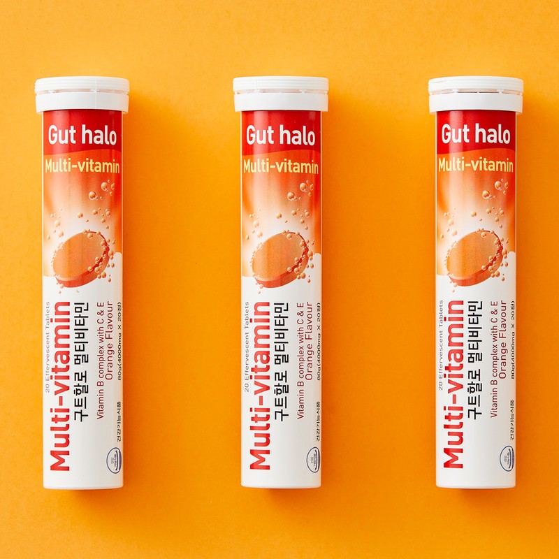 DAILYONE Guthalo Multivitamin Orange Flavored Effervescent Vitamin 4000mg