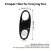 20 Pack Mini Double Opening Carabiner Clips, Small Zipper Pull
