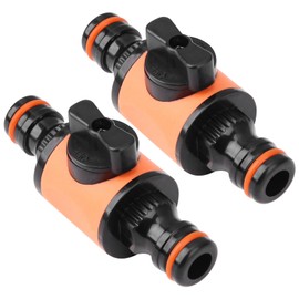 2 PCS Garden Hose Connectors and Fittings Quick-Release Garden Hose Valve, in-Line Fittings, Hose Pipe Connector for Hozelock Systems, Plug-and-Play