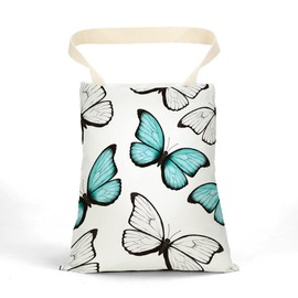 Car Trash Bag, Car Garbage Bag, Car Trash Bag Hanging, Waterproof, Car Back Seat Organizer, Car Trash Can for Car Accessories, Vehicle, Travelling, Camping, Boho Flower Rainbow Butterfly Sunflower