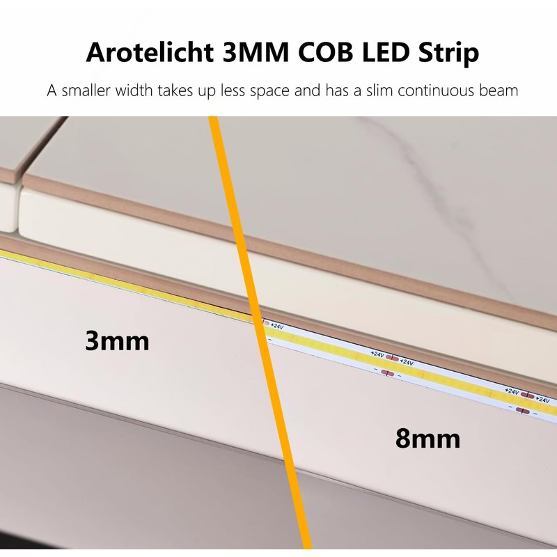 COB LED Strip 24 V Cool White 6000 K 2