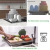 Tomorotec Roll Up Dish Drying Rack Over The Sink Grey