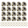 METALLIXITY Eyelets with Washers (10 x 5 x 7mm) 100Pack,