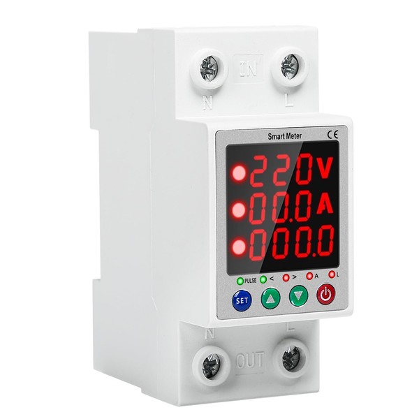 Jadeshay Smart Energy Meter, 2P 63A Power kWh Meter Smart