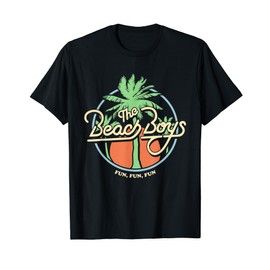 Beach Boys Fun Fun Fun Palm Tree T-Shirt, Black