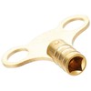 Merriway BH02832 (2 Pcs) Easigrip Clock Type Radiator Key Solid