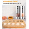 Rechargeable Electric Salt and Pepper Grinder Set - Extra Large