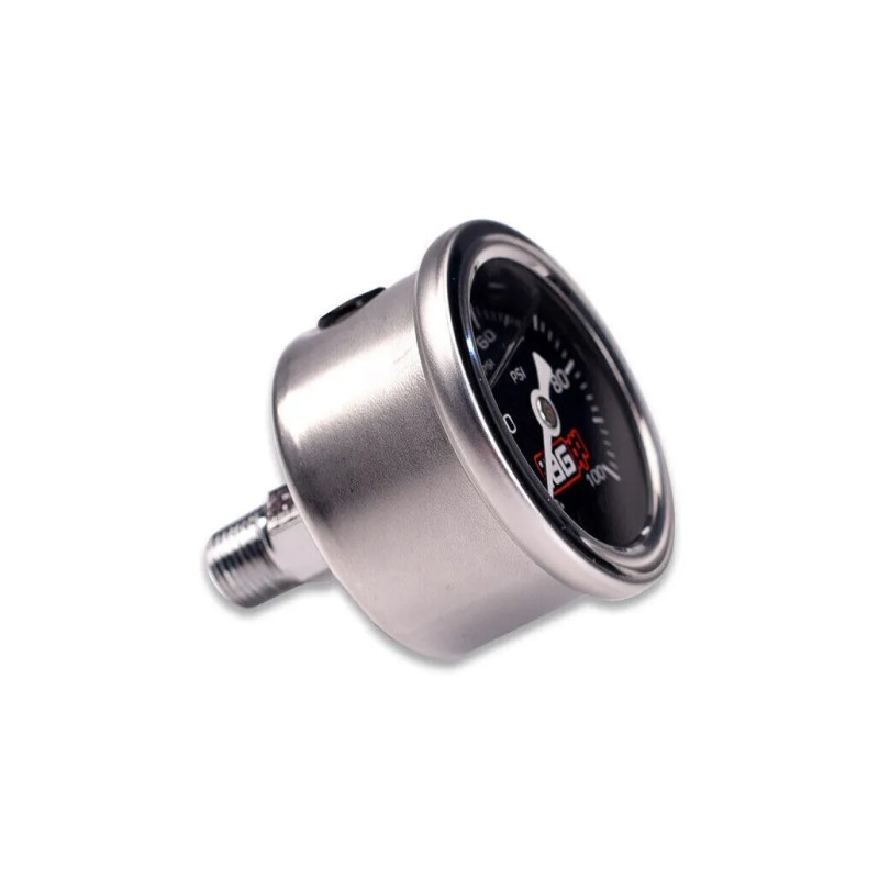 IAG Performance 0-100 PSI Liquid Filled Fuel Pressure Gauge (Black