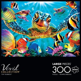 Buffalo Games - Steve Sundram - Tiny Bubbles - 300 Piece Jigsaw Puzzle For Adults -Challenging Puzzle Perfect for Game Nights - Finished Size is 21.25 x 15.00