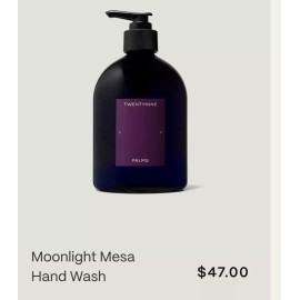 Twentynine Palms Moonlight Mesa Hand Wash 16.9 fl oz Aloe Bergamot Jojoba NEW