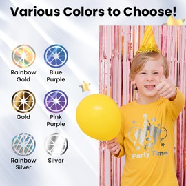 IROHTV Holographic Silver Iron on Vinyl HTV Vinyl Roll, 12" x 12ft Soft Metallic PU Stretchy Heat Transfer Vinyl Compatible with Cricut, Rainbow Silver Heat Press Vinyl for T Shirts