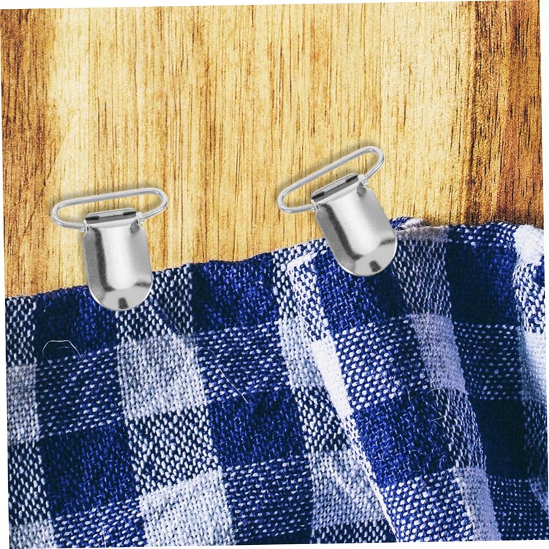 Mobestech 25PCS Metal Suspender Clips Clamps for Tablecloths Sofa Cushions