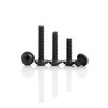 (20Pcs M6*20)5/20 Pcs M6 10mm-50mm Black Stainless Steel Socket Head