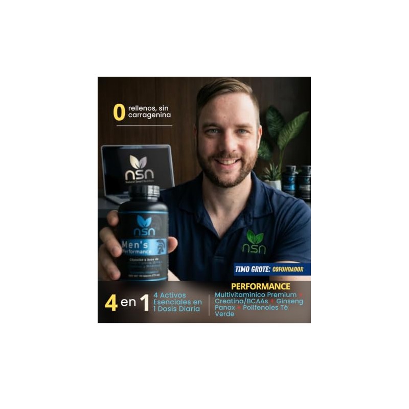 Nsn Multivitaminico Hombre Vitaminas Minerales Por Timo Grote Hombres Que
