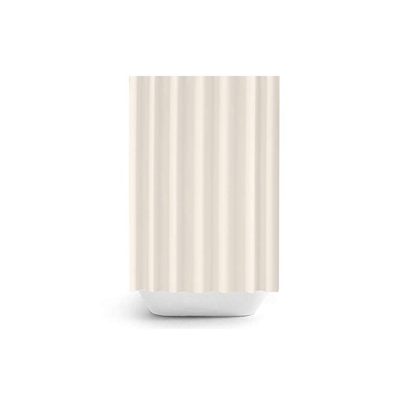 Tropik Home Light Cream Fabric Shower Curtain In 5 Different