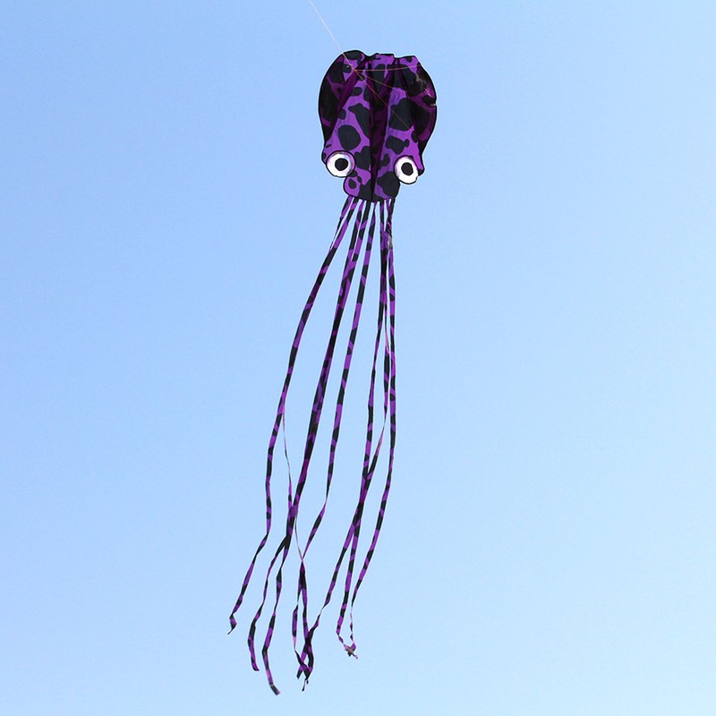 Outdoor Spotted Soft Octopus Single Line Kite Animal Shape Kite