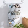 MORNITE 3 Pcs Shower Basket Hanging Caddy, Portable Walll Storage