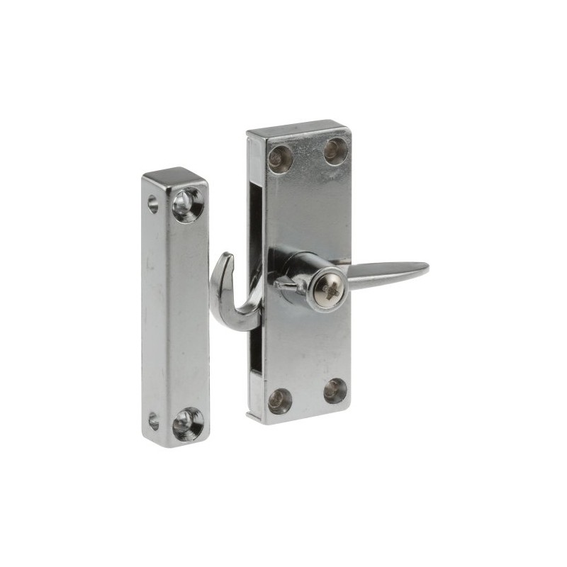 Prime-Line A 184 Sliding Screen Door Latch, Left Hand, Chrome