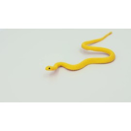 Unbranded Vine Tree Snake Yellow Red Belly Rubber Reptile Realistic Toy 4.5" F2089B360