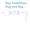 Ignition Switch and Key Replace 17421G1 17134G1 Fit for E-Z-GO