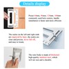 Pexintek Handle Knobs Drilling Template, Cabinet Hardware Stainless Steel Hole