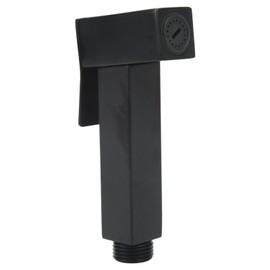 Sink Sprayer Stainless Steel Squared Electroplated Black Large Flow Bidet Sprayer For Toilet
